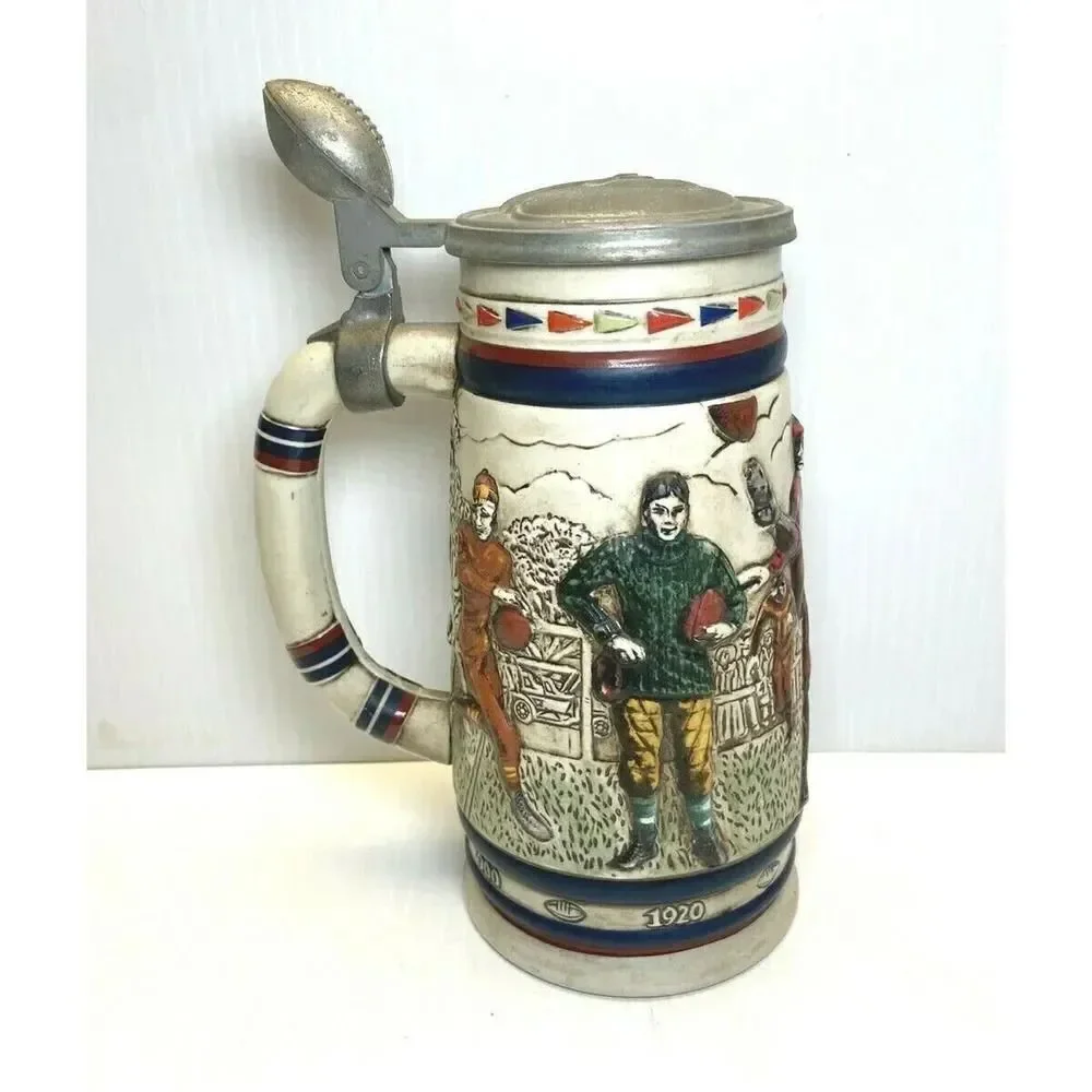 Vintage Avon NFL Football Beer Stein #12614 1983 Made In Brazil 1983